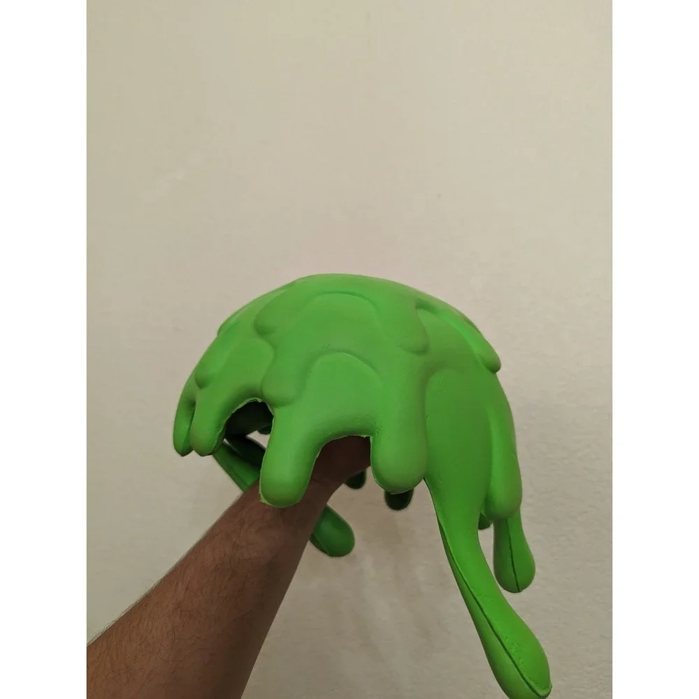 3D Nickelodeon Slime Hat Helmet Slimehead Foam Green 2022 Christmas‎ NFL LA Rams